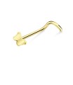 Little Butterfly Curved Nose Stud NSKZ-1767